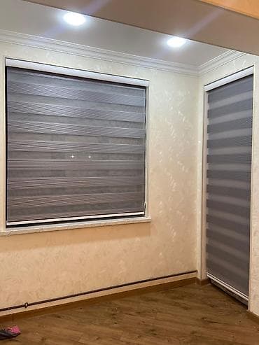 Pərdə və jalüz dizaynı və quraşdırılması xidməti - Zebra/“day-night”