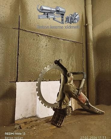 ayna qapı: Beton kəsimi və deşmə xidməti - Armaturlu/armatursuz beton, monolit — 9