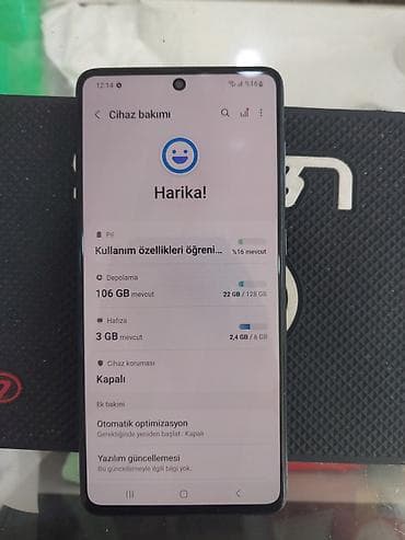 telefon a71: Samsung Galaxy A71, 128 GB, rəng - Qara, Barmaq izi — 2