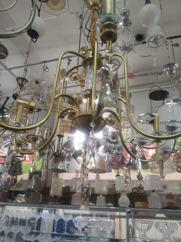 çılçıraq satışı: Çılçıraq, 10 və daha çox lampa, Metal — 2