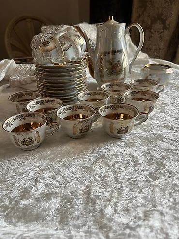 Дом и сад: Polşa istesalı Porselen qəhvə/çay dəsti – klassik barokko üslubunda — 5