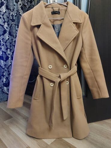 купить кепку в баку: Пальто, L, цвет - Бежевый — 1