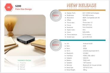 masin ucun aparatura: Yeni Portativ Proyektor Ünvandan götürmə, Pulsuz çatdırılma, Ödənişli çatdırılma — 4