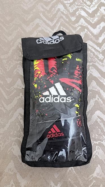 Əlcəklər: Adidas qapıçı əlcəkləri - Brend: Adidas - Rəng: qara əsaslı, qırmızı — 1