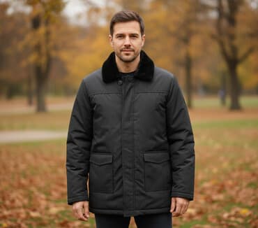 strinqli alt paltarı dəsti: Kurtka, Bolonka, Qış, 4XL — 1