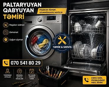 Paltaryuyan və Qabyuyanların təmir və servis xidməti - Peşəkar lalafo.az -da Paltaryuyan və Qabyuyanların təmir və servis xidməti - Peşəkar