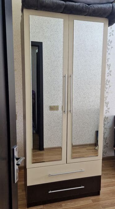 куханная мебель: Açılan, 2 qapılı Düz dolab, Qarderob, paltar dolabı — 2