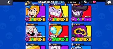 explore smart samokatlar: Brawl Stars hesabı - Kupa: 28 421 (ən yüksək 28 423), Kral rütbə III — 5