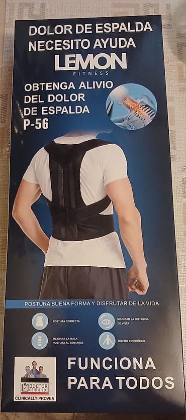 beli: Lemon Fitness P-56 bel və kürək üçün duruş düzəldici Məhsul təsviri — 1