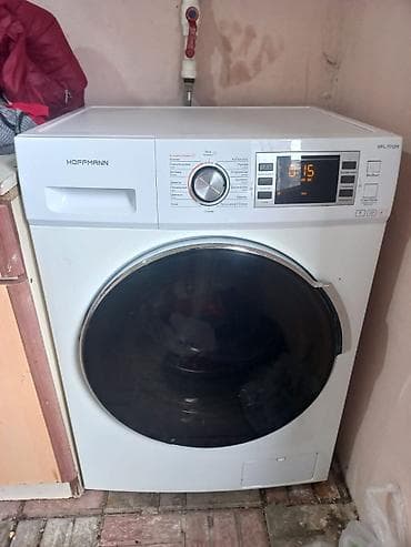 vayenni saç rengleri: Ön yükləməli paltaryuyan maşın - Rəng: ağ, qara/bürünc tonlu iri ön — 1