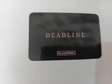 saat alan: Məhsul: K-pop temalı Orjinal koleksiya kartı – “DEADLINE | BLACKPINK” — 2