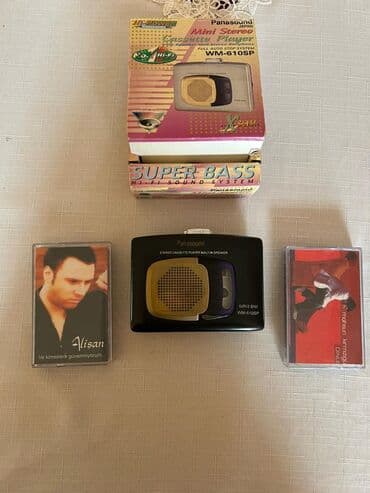 kaset player: MP3 player satılır.Kaset ilə oxunur.Qutusu var.Səliqəli qalıbdır.Real — 1