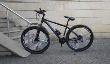 Dağ velosipedi – 27.5” təkərlər, disk əyləclər, amortizatorlu ön