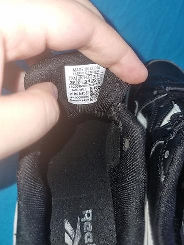 Uşaq ayaqqabıları: Rəng - Qara Krossovkalar, Reebok, Ölçü: 34, Oğlan üçün — 8