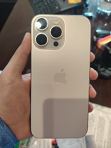 iphone 5 plata: IPhone 16 Pro Max, 256 GB, Desert Titanium, Zəmanət, Simsiz şarj, Face ID — 4
