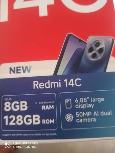 boş keys: Redmi 14C, 128 GB, rəng - Qara — 5