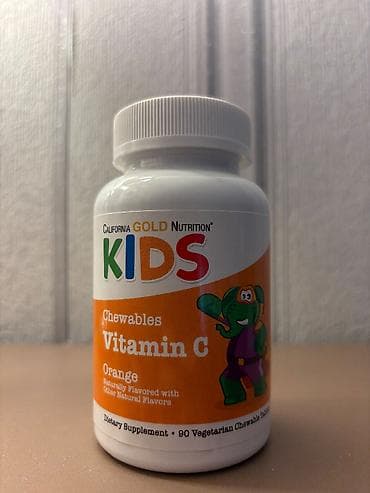 California Gold Nutrition KIDS – çeynənən Vitamin C - Uşaqlar üçün — 1