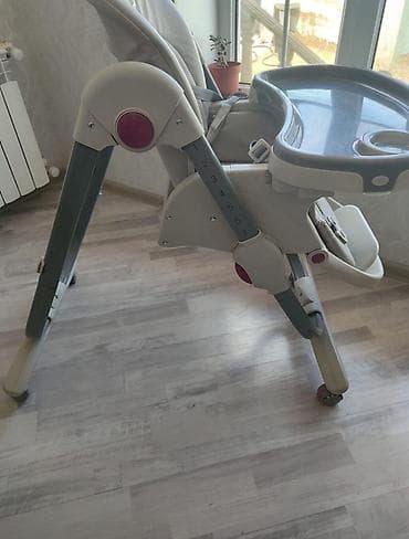 oyuncu oturacağı: Pouch uşaq yemək stulu - Brend/model: Pouch - Rəng: açıq boz/bej — 2