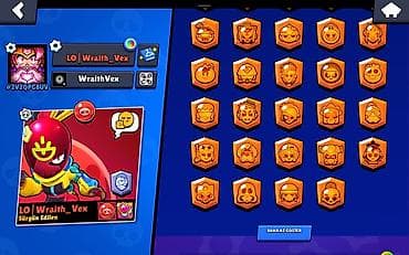 random hesab az: Brawl Stars hesabı – yüksək trophy və tam kolleksiya - Kupa yolu: 72 — 4