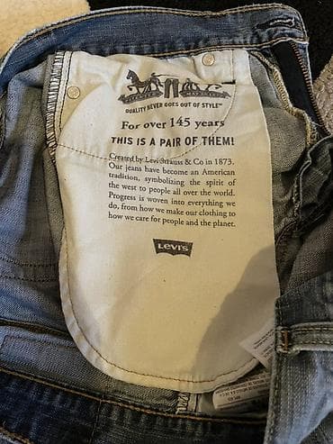 Levi’s 527 original model unisex cins şalvar. Ölçü: 30x32 Vəziyyəti — 7