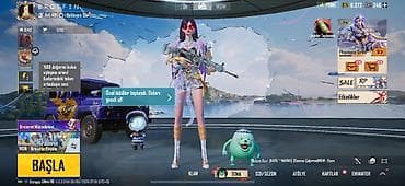 PUBG Mobile hesabı – temalı kostümlər və nadir silah yüksəltmələri ilə — 1