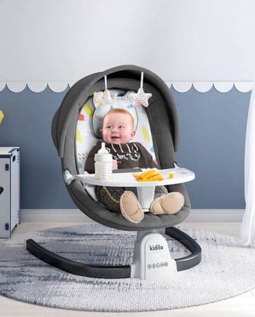 qidalandırmaq üçün uşaq stul yelləncək: Kidilo 4-ü 1-də elektrik nənni!! 🔥Təklifdən sonra qiymət 130 manatdır — 1