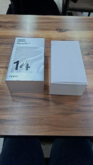 telefon j3: Oppo Reno 14, 512 GB, rəng - Ağ, Zəmanət — 2