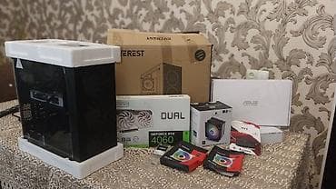 Настольные ПК и комплектующие: RTX 4060-li oyun kanputer Texniki göstəricilər: - Videokart: ASUS — 4