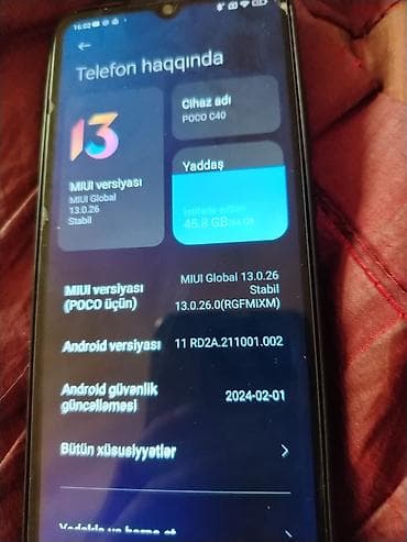 en ucuz macbook pro retina: Salam aleykum telefonun adı poco c40 64 yaddaş 4+1 ram heç bir — 6