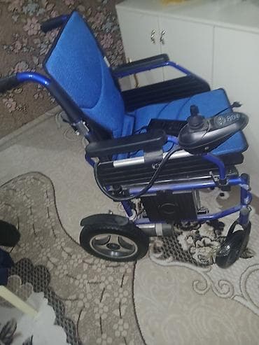 araba: Elektrik təkərli əlil arabası - Rahat oturacaq və bel dəstəyi olan — 2