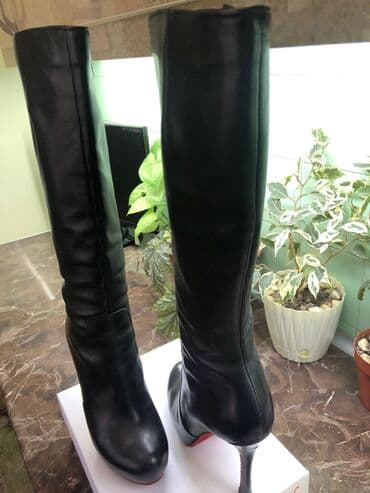 çəkmə: Çəkmə, Ölçü: 38, rəng - Qara, İşlənmiş — 8