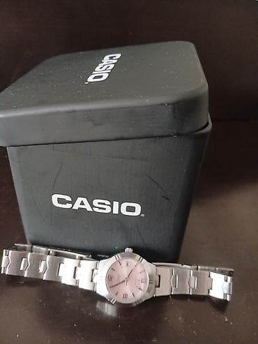 sensor saatlar: Satilir tebii poladdan suya davamlı CASIO qadın qol saatı – model — 1