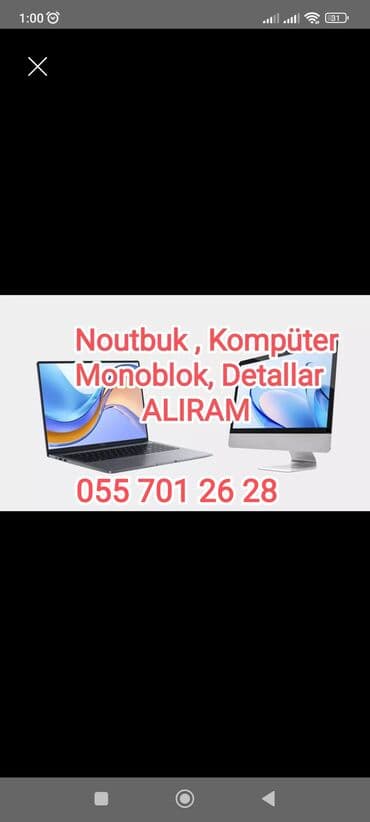 🔸Kompüter 🔸Noutbuk 🔸Monoblok🔸 Monitor🔸 Video Kart🔸Kompüter lalafo.az -da 🔸Kompüter 🔸Noutbuk 🔸Monoblok🔸 Monitor🔸 Video Kart🔸Kompüter