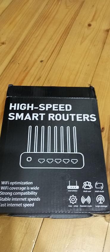 bakcell wifi router: Wifi ruter, ruter. 4 çıxışlı, yeni, qutuda. Kompakt ölçüdə. Ölçüləri — 3