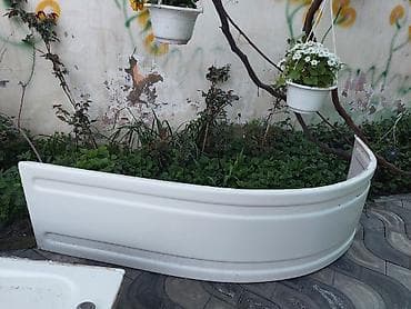 jakuzi: Hidromasajlı akril vanna - Forma: oval, bir nəfərlik - Material — 2