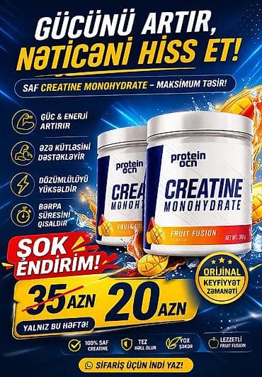 protein professional: Kreatin Protein Ocean, Çəki: 751 - 1000 g, Yeni — 1