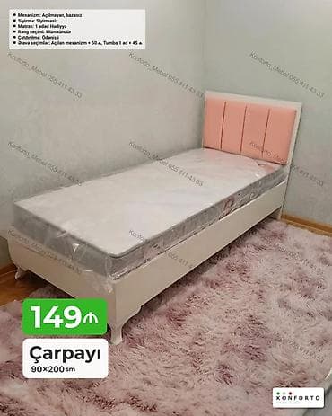 intex matras: Çarpayı – 90×200 sm - Mexanizm: Açılmayan, bazasız - Sıyırma — 1