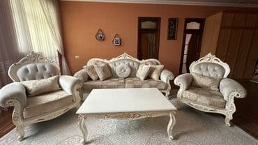 konputer masası: Yeni, Divan, 2 kreslo, Divan, Jurnal masası, Bazasız, Açılmayan — 1