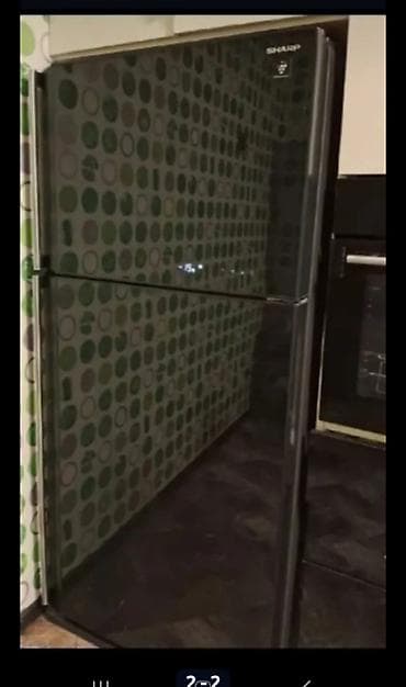 2 qapılı Sharp Soyuducu Satılır, rəng - Qara