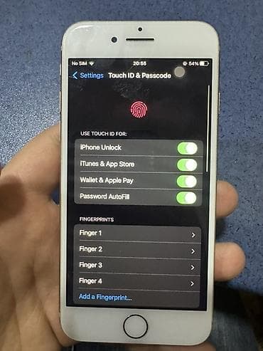 044 mobil operator: IPhone 8, 256 GB, Qızılı, Barmaq izi — 8