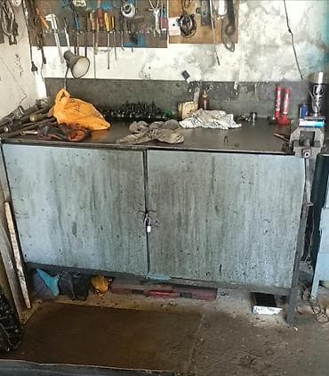 panel aboylar: Metalkonstruksiya usta dəzgahı və alət dolabı - Sənaye tipli, qalın — 1