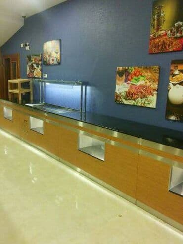 Açıq bufetlərin yığılması Servis xəttinin yığılması Müxtəlif dixayn və