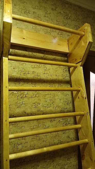 Digər idman və istirahət malları: Taxta İsveç divarına bənzər idman ləvazimatı -Sifarişlə hazırlanır - — 2