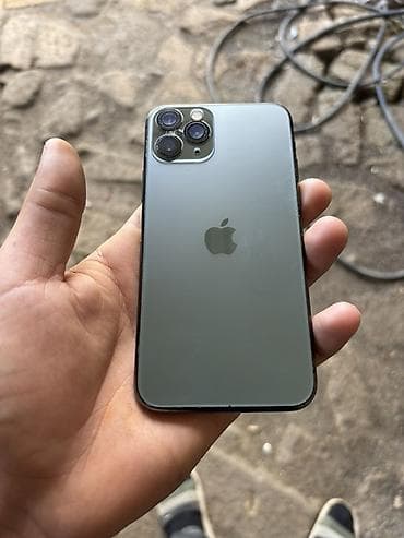 apple iphone 6: IPhone 11 Pro, Matte Midnight Green, Face ID — 2
