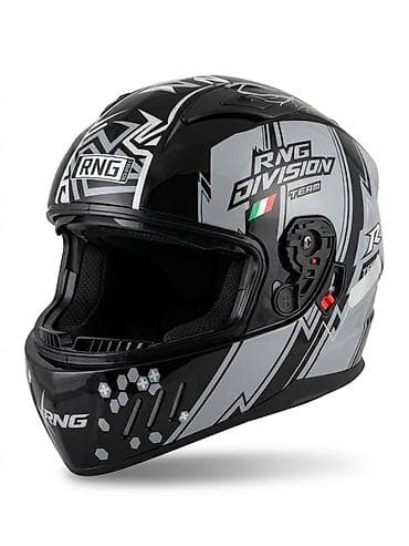 Мототранспорт: RNG Division tam üzlü motosiklet dəbilqəsi - Model: RNG Division Team — 1