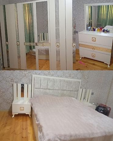 taxt tumba: İkinəfərlik çarpayı, Dolab, Termo, 2 tumba, İşlənmiş — 1