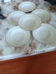 iki bolmeli tava: Sup qabları, 6 ədədli dəst, rəng - Ağ, Farfor — 1