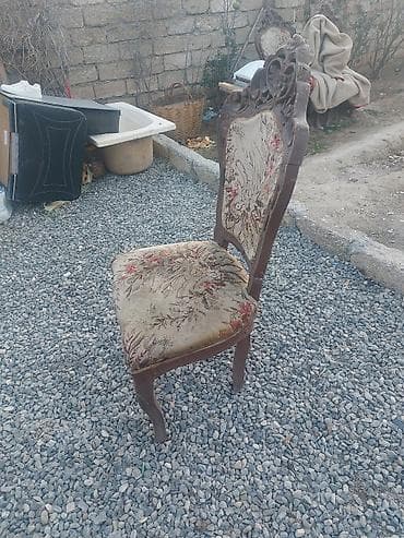 stol stul modelleri: Qonaq otağı üçün, Qatlanmayan, rəng - Bej Stul — 4