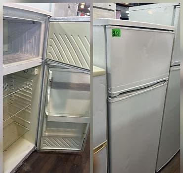 İki qapılı soyuducu - Üst kamera: dondurucu bölmə - Alt kamera