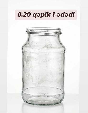 dibçək qablarının satışı: Mayonez bankalari elde var çoxdur. 1 ededi qiyməti 0.20 qepikdir — 1